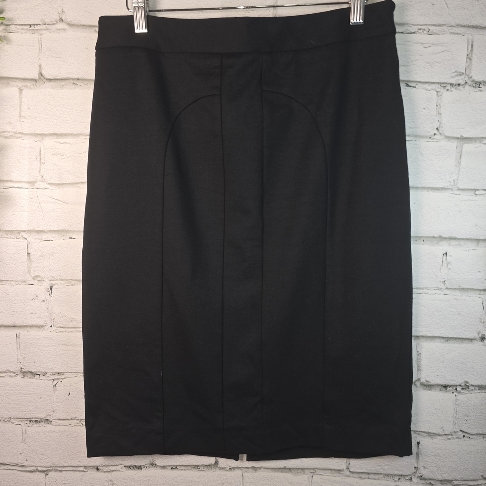 I.N.C. INTERNATIONAL BLACK PENCIL SKIRT ABOVE THE KNEE WOMENS SIZE 100